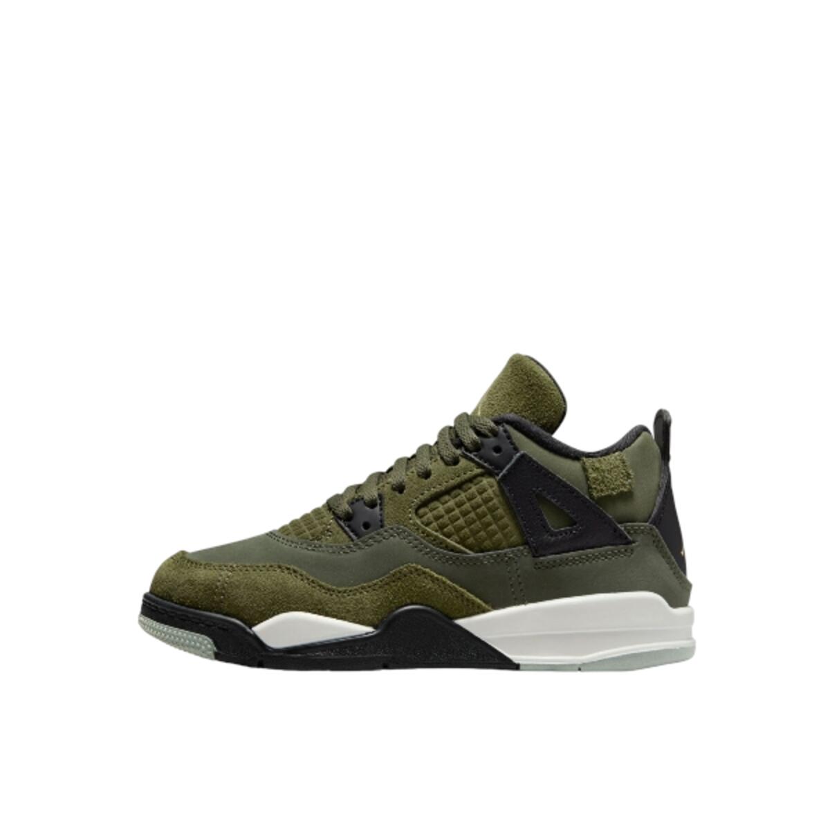 Dziecięce buty do chodzenia Air Jordan 4 Retro SE Craft Medium Olive