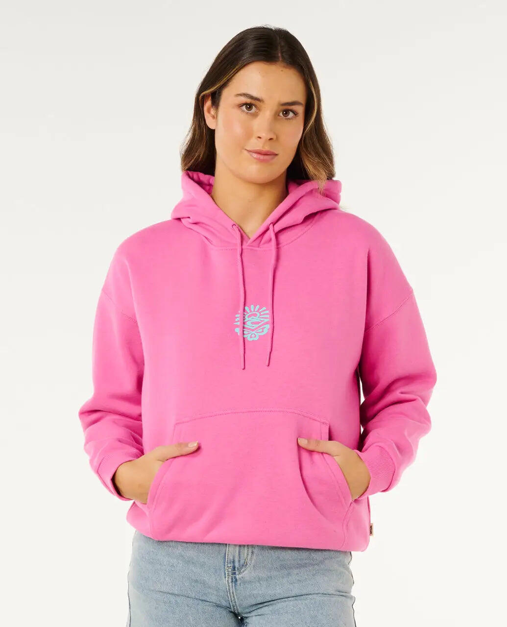 Rip Curl Icons OF Surf Heritage Hood - Super Pink