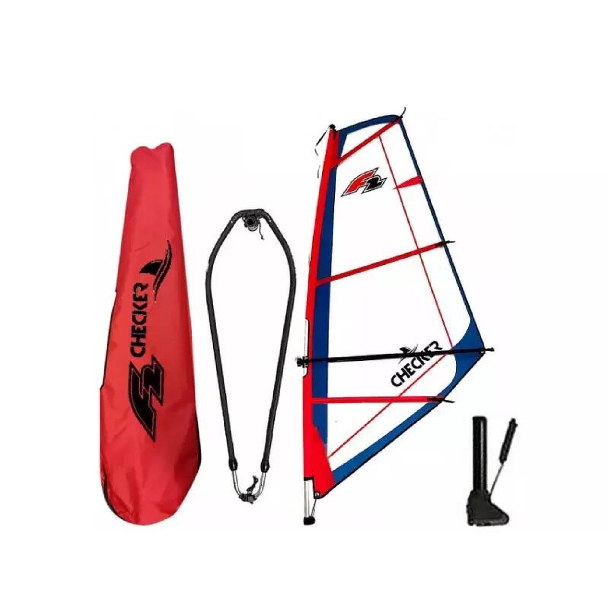 Pędnik szkoleniowy F2 CHECKER RIG BLUE/RED 4.5 m²