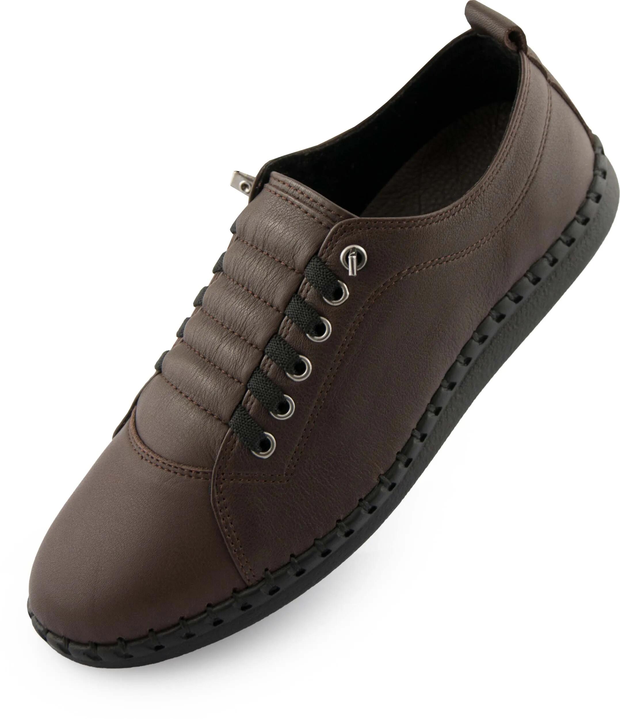 Buty damskie skórzane Nell M6019 brązowe