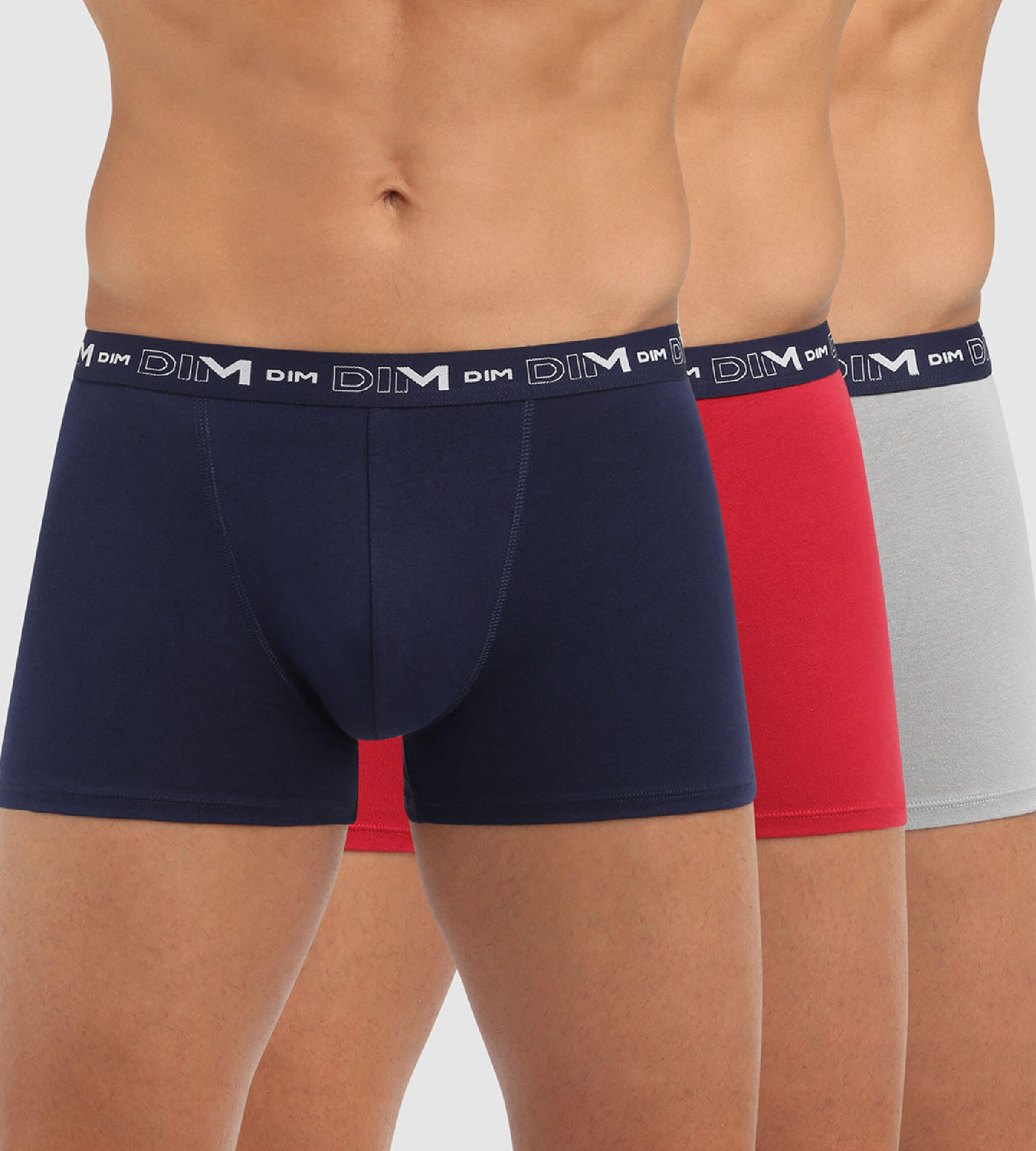 Zestaw 3 bokserów DIM Coton Stretch
