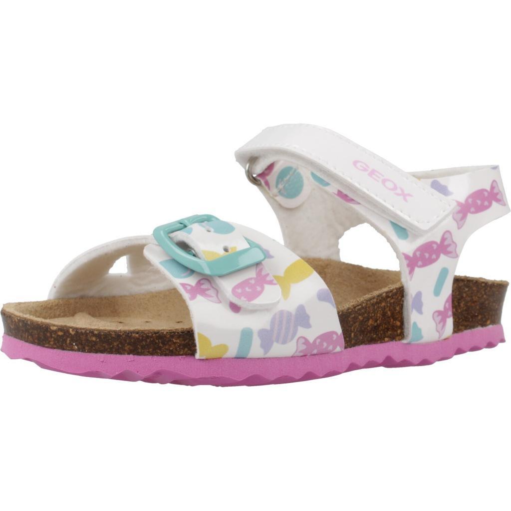 Sandały GEOX B SANDAL CHALKI GIRL Biały
