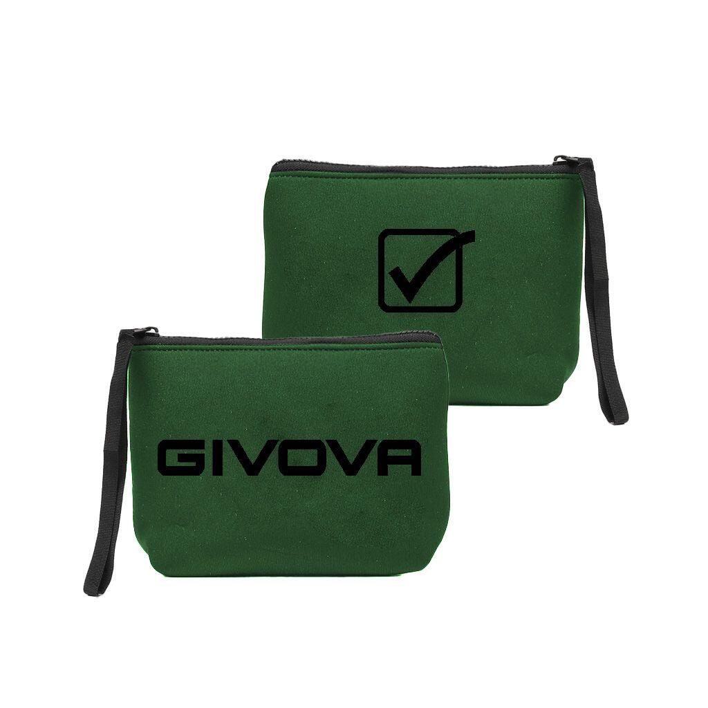 Pochette z neoprenu 15x19x5 cm, błyszczące logo