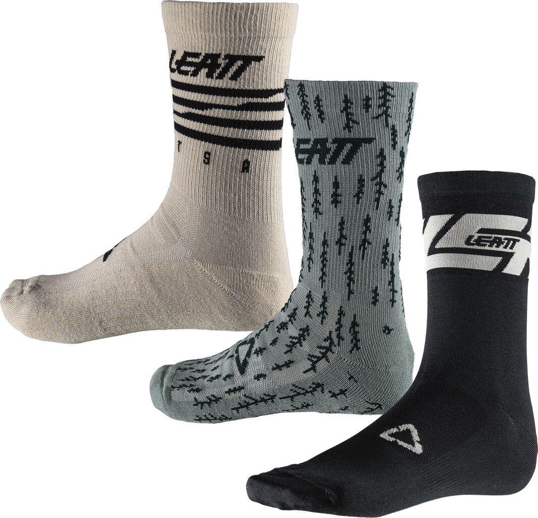 Skarpety rowerowe LEATT Socks MTB (3 pary)