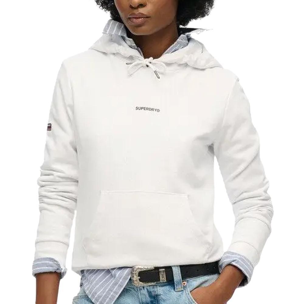 Jednokolorowa bluza z kapturem damska Superdry