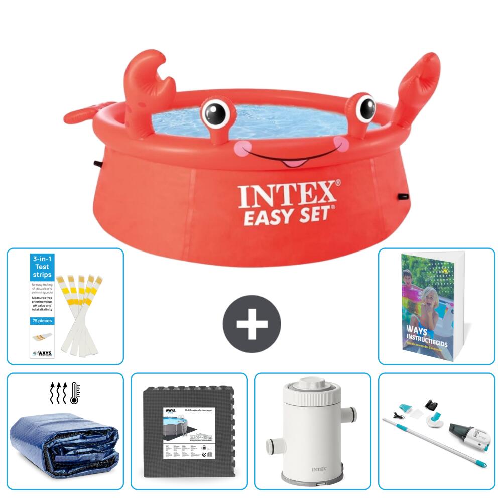 INTEX Basen Easy Set Okrągły - Krab - 183x51 cm - 7-częściowy S141