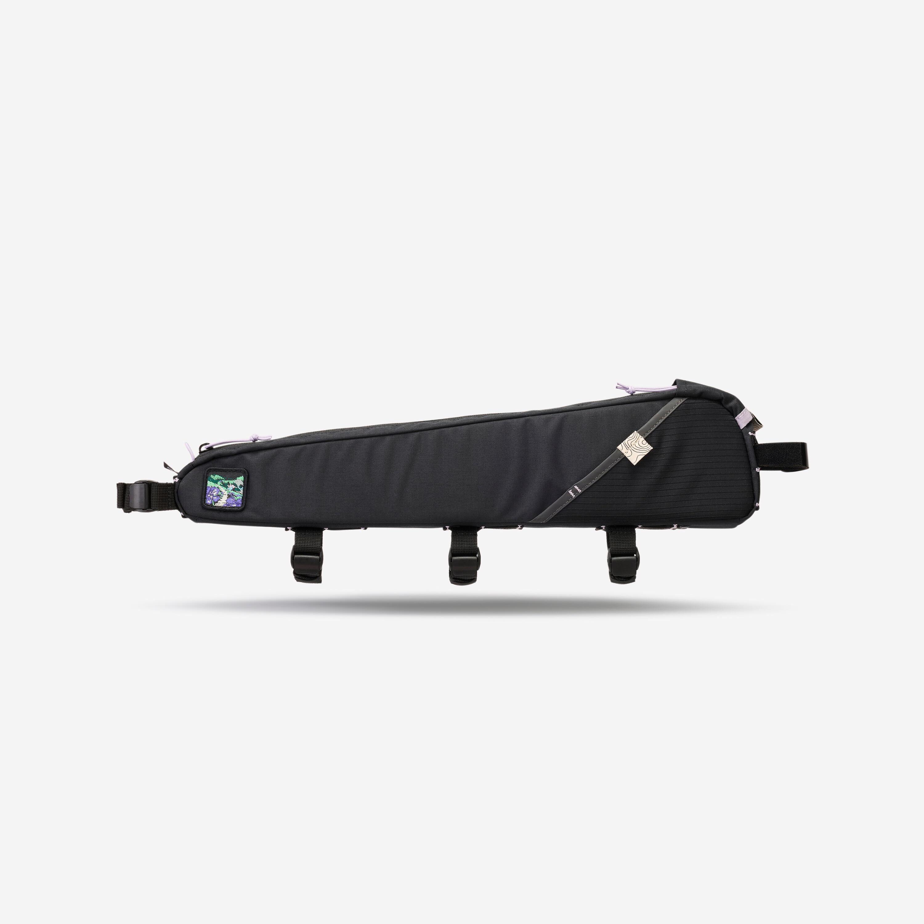 Torba rowerowa do bikepackingu Rockrider ADVT 500 na górną rurę ramy 1,4 l