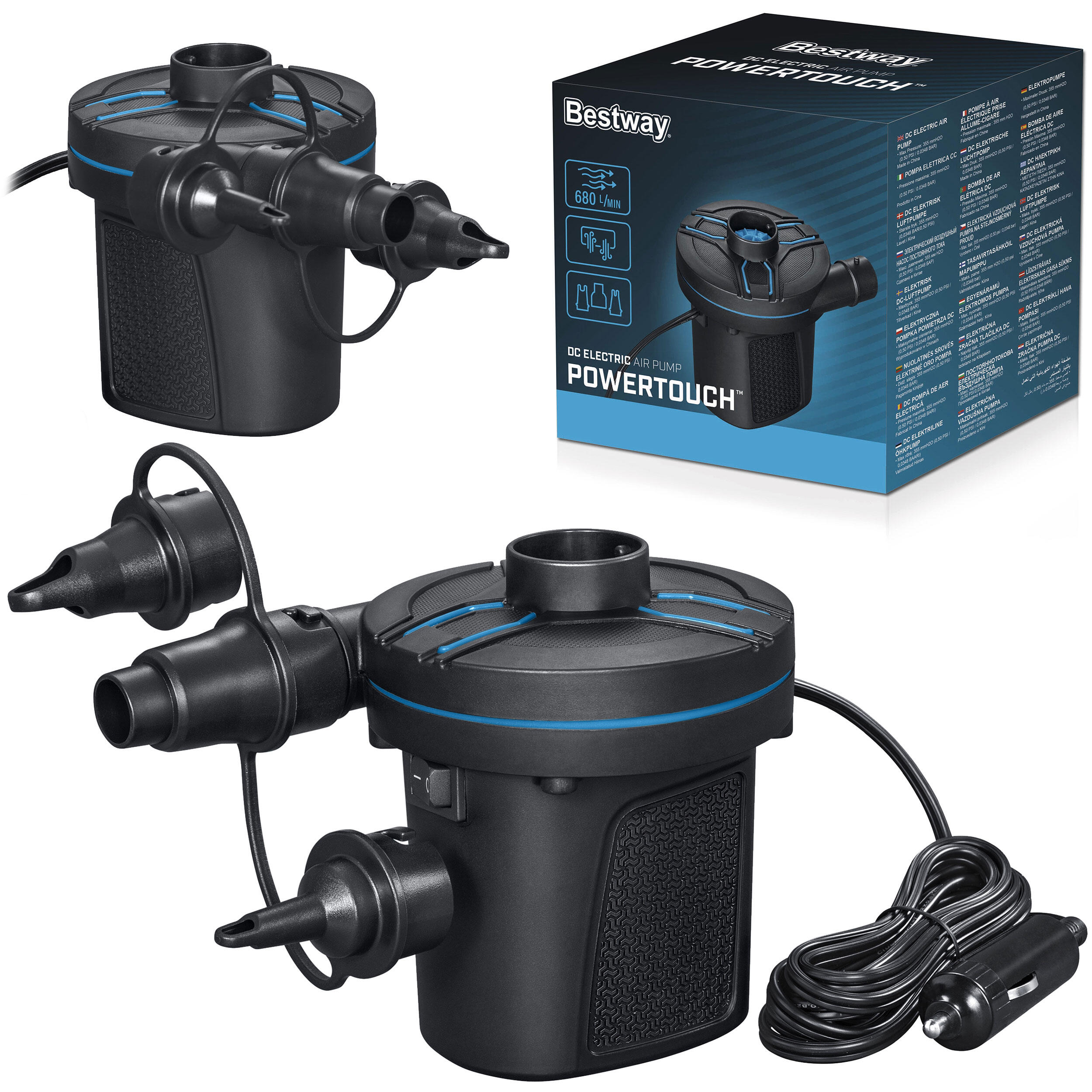 Pompka elektryczna do materaca 12V Bestway