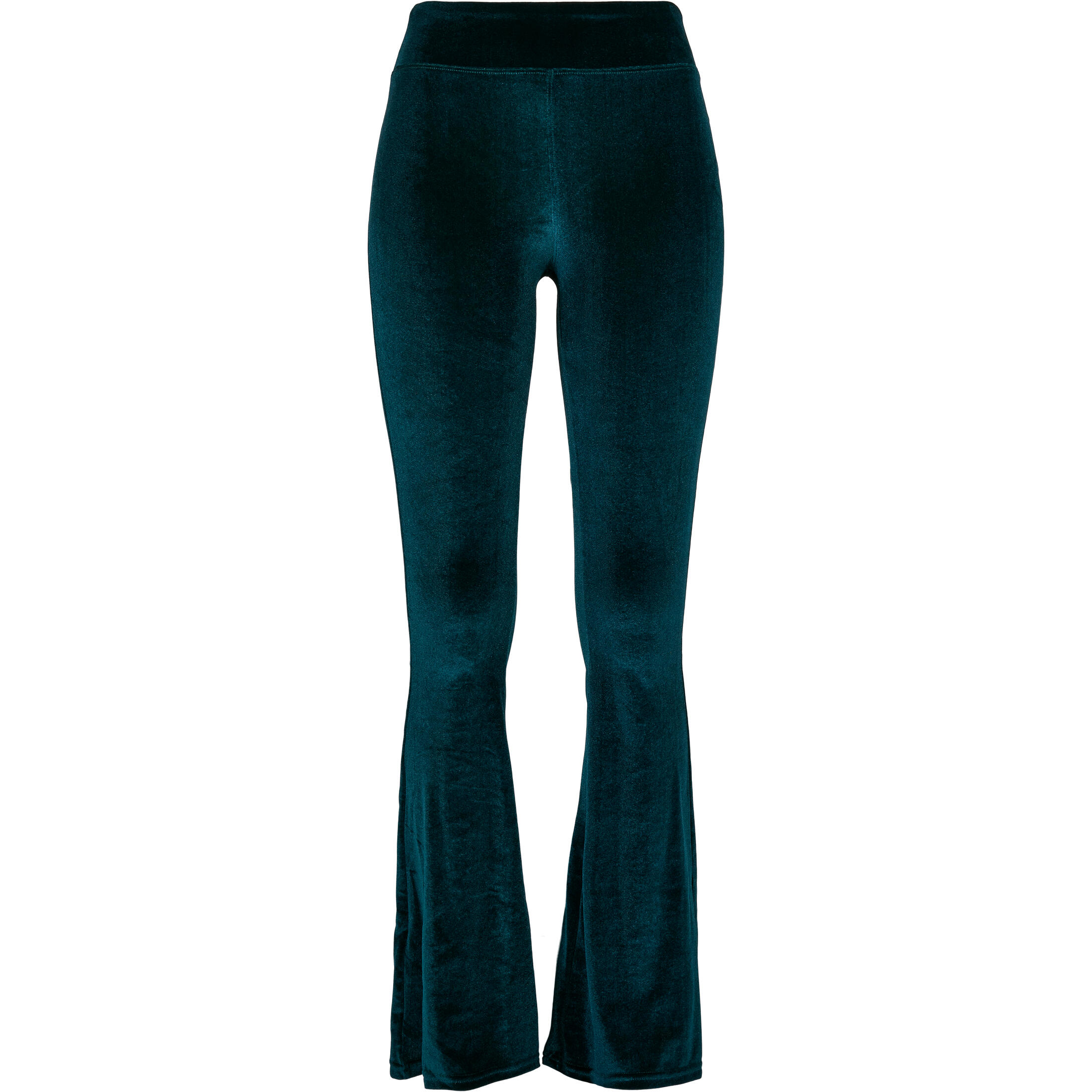 Damskie legginsy z wysoką talią Urban Classics velvet boot (GT)