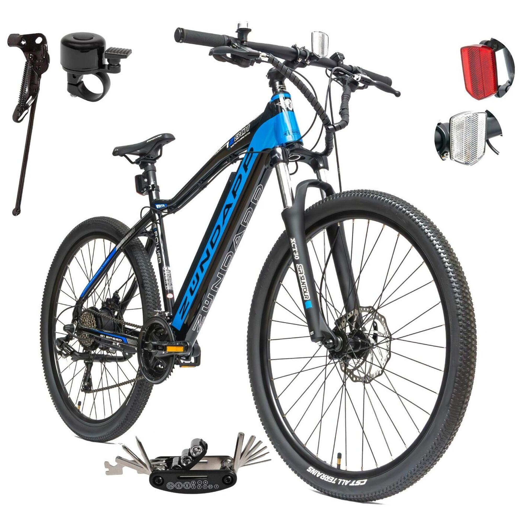 Rower Elektryczny Męski Damski Górski 27 5 MTB Amortyzacja Aluminium Tarcze