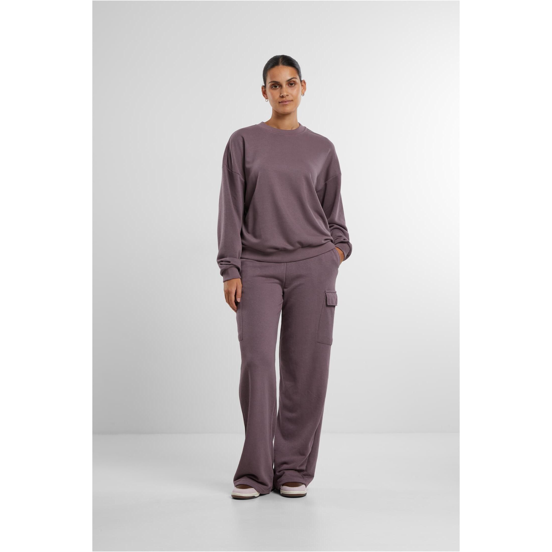Damski oversize okrągły dekolt Urban Classics Light Terry