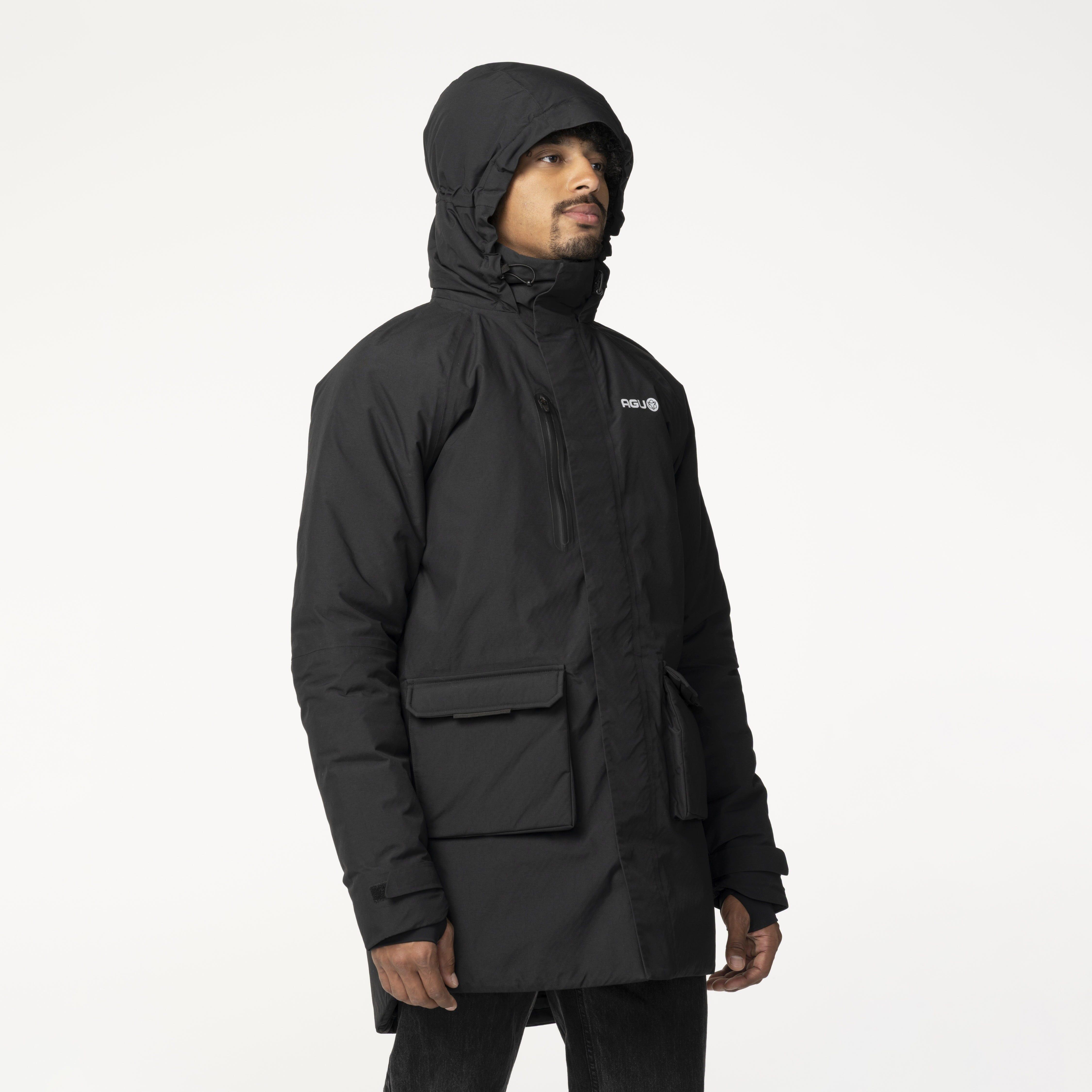 Defender Winter Rain Jacket Men Black