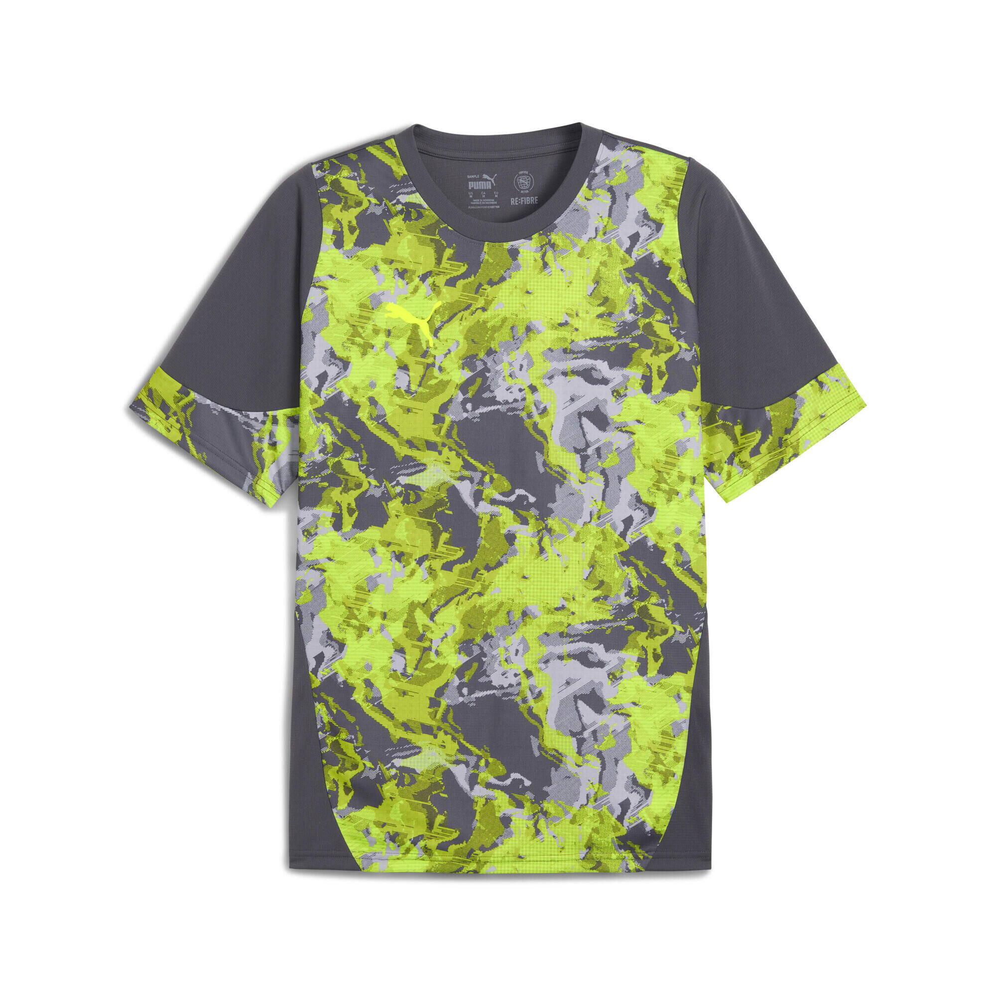 Męska koszulka piłkarska individualCUP PUMA Galactic Gray