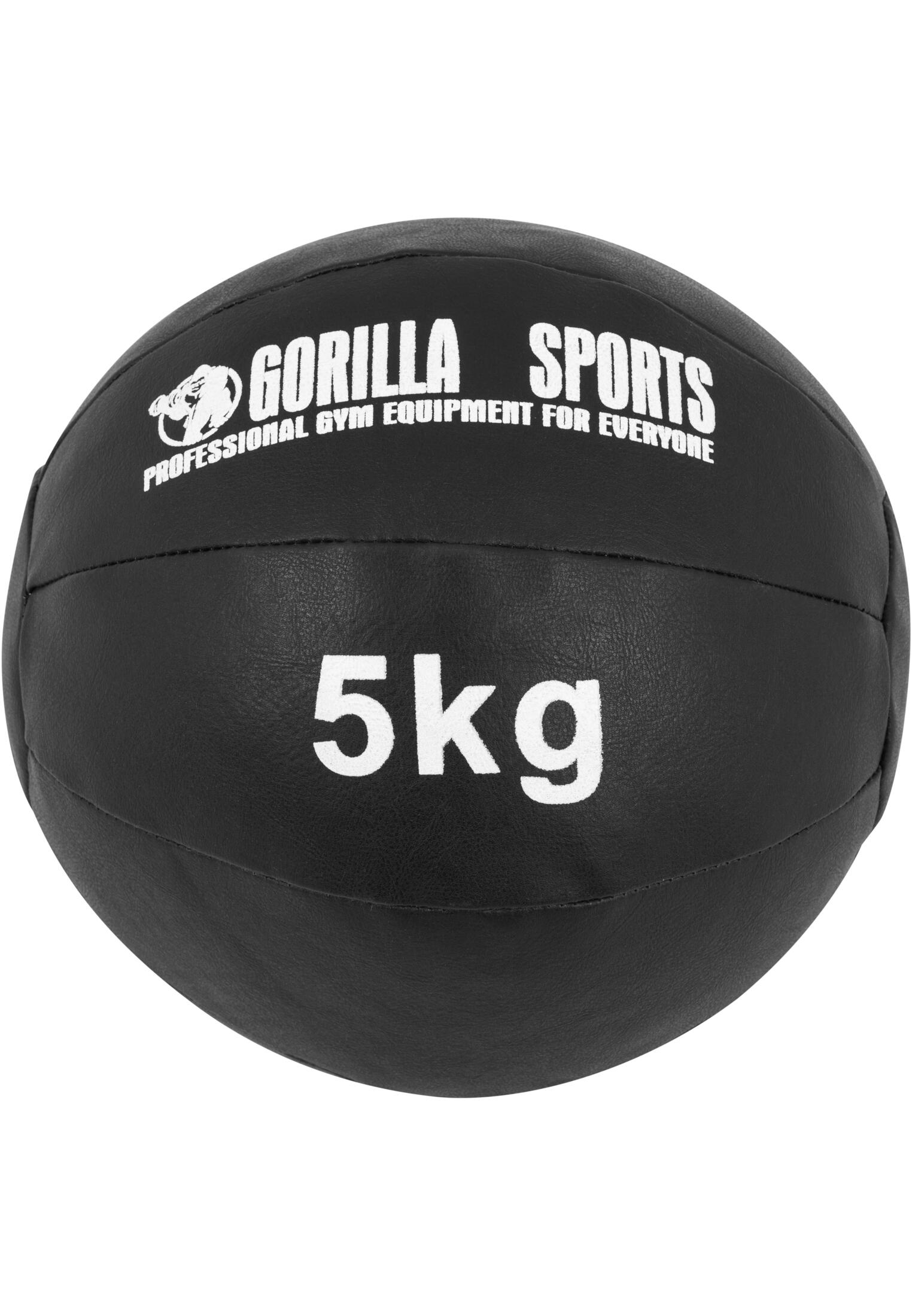 Piłka lekarska (1-10 kg) - piłka z obciążeniem skóra Gorilla Sports