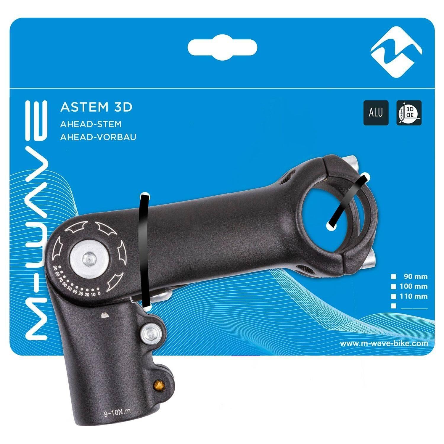 M-Wave ST-C2.1 regulowany mostek 90 mm 1 1/8 31,8 mm czarny