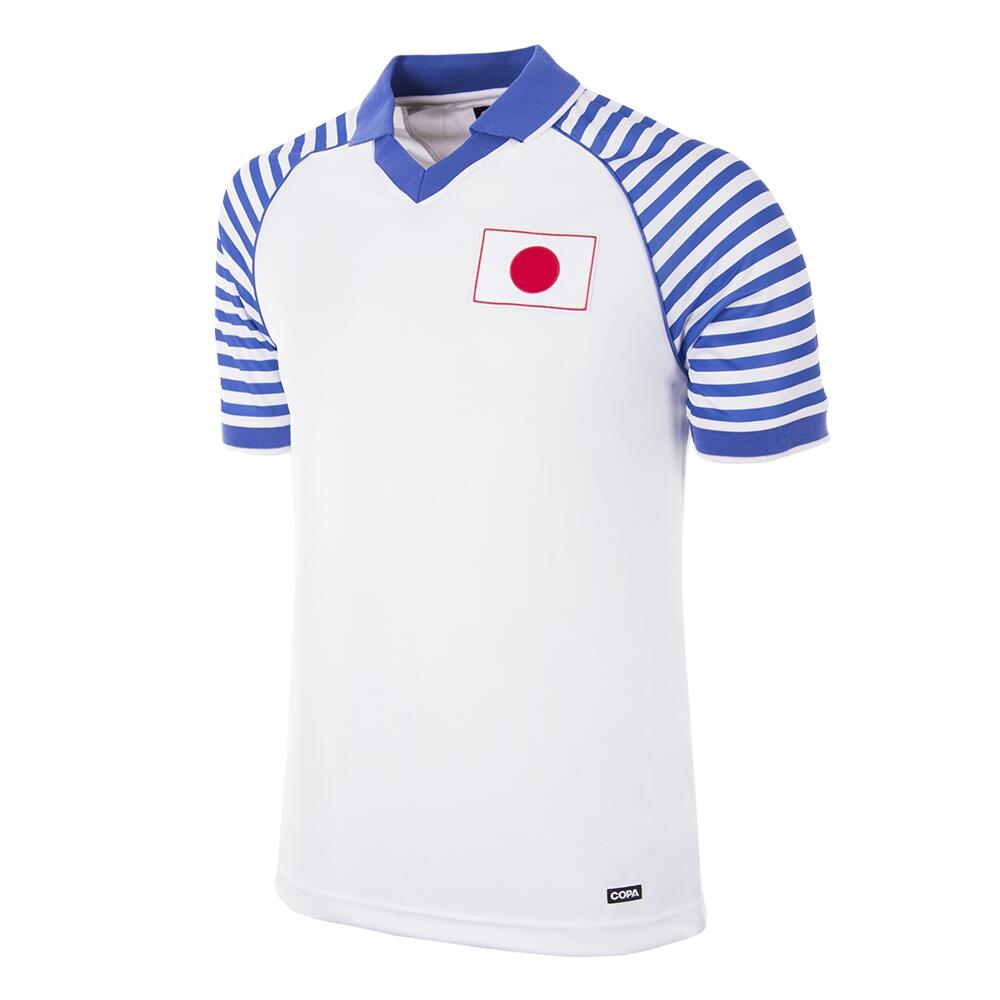Koszulka retro piłkarska dla dorosłych - Japonia 1987-88 - Biała