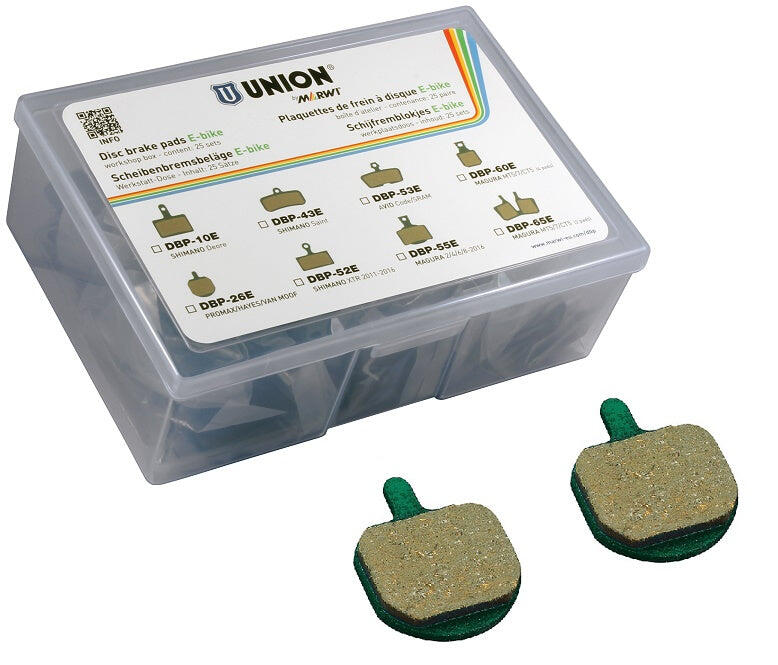 UNION DBP-26E klocki hamulcowe tarczowe organiczne Kevlar (25 szt.)