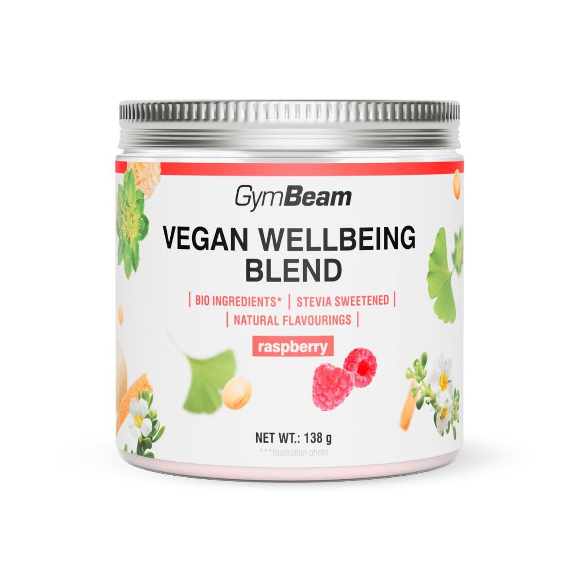 Mieszanka roślinna Vegan Wellbeing Blend proszek malina 138 g