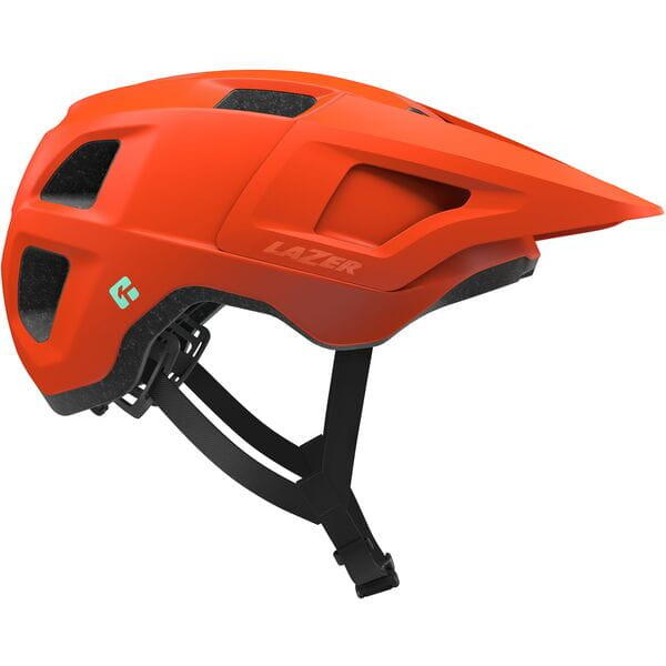 Dorosły kask rowerowy wygodny Lazer Lupo Pomarańczowy