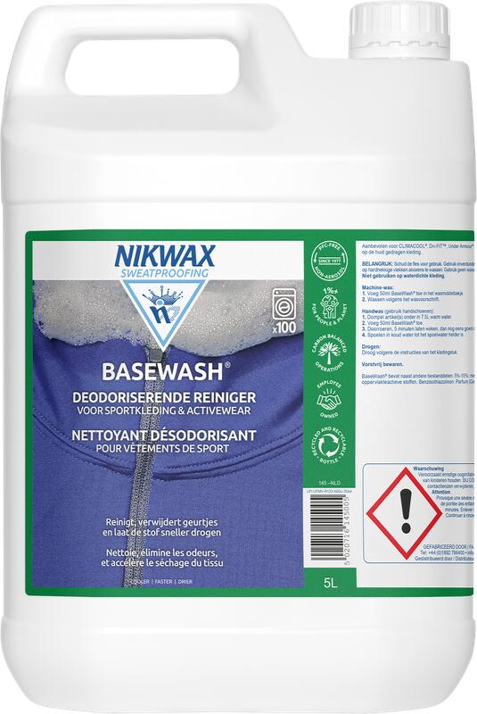 Płyn do prania syntetycznej bielizny termoaktywnej Nikwax BaseWash 5 L
