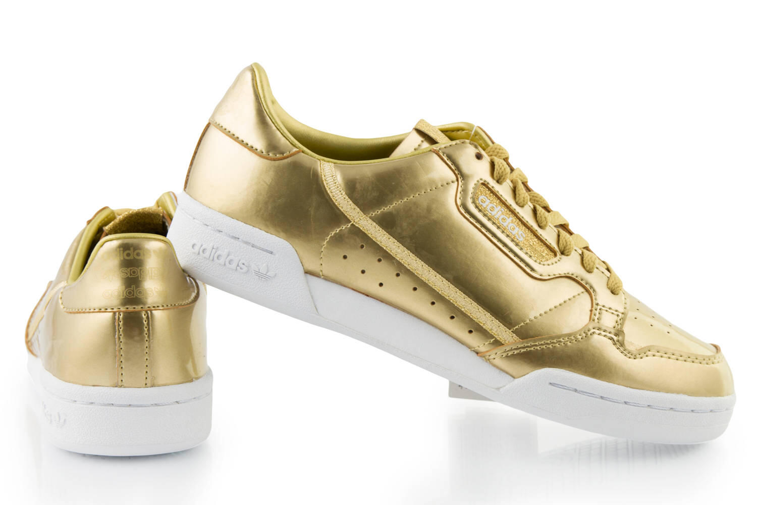 Buty sportowe damskie Adidas Continental 80 złote