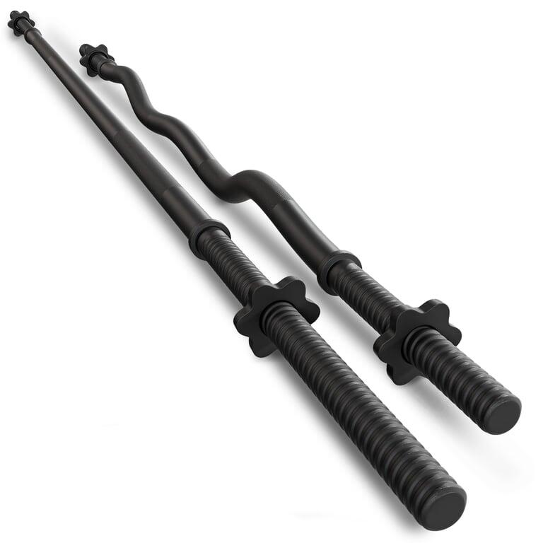 Zestaw gryfów stalowych Trex Sport TX‑180SP/120LCP prosty 180cm łamany 120cm