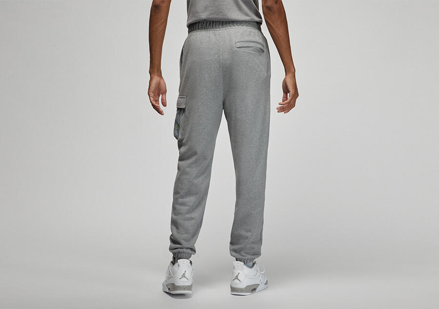 Spodnie męskie nike air jordan jumpman fleece pants carbon heather