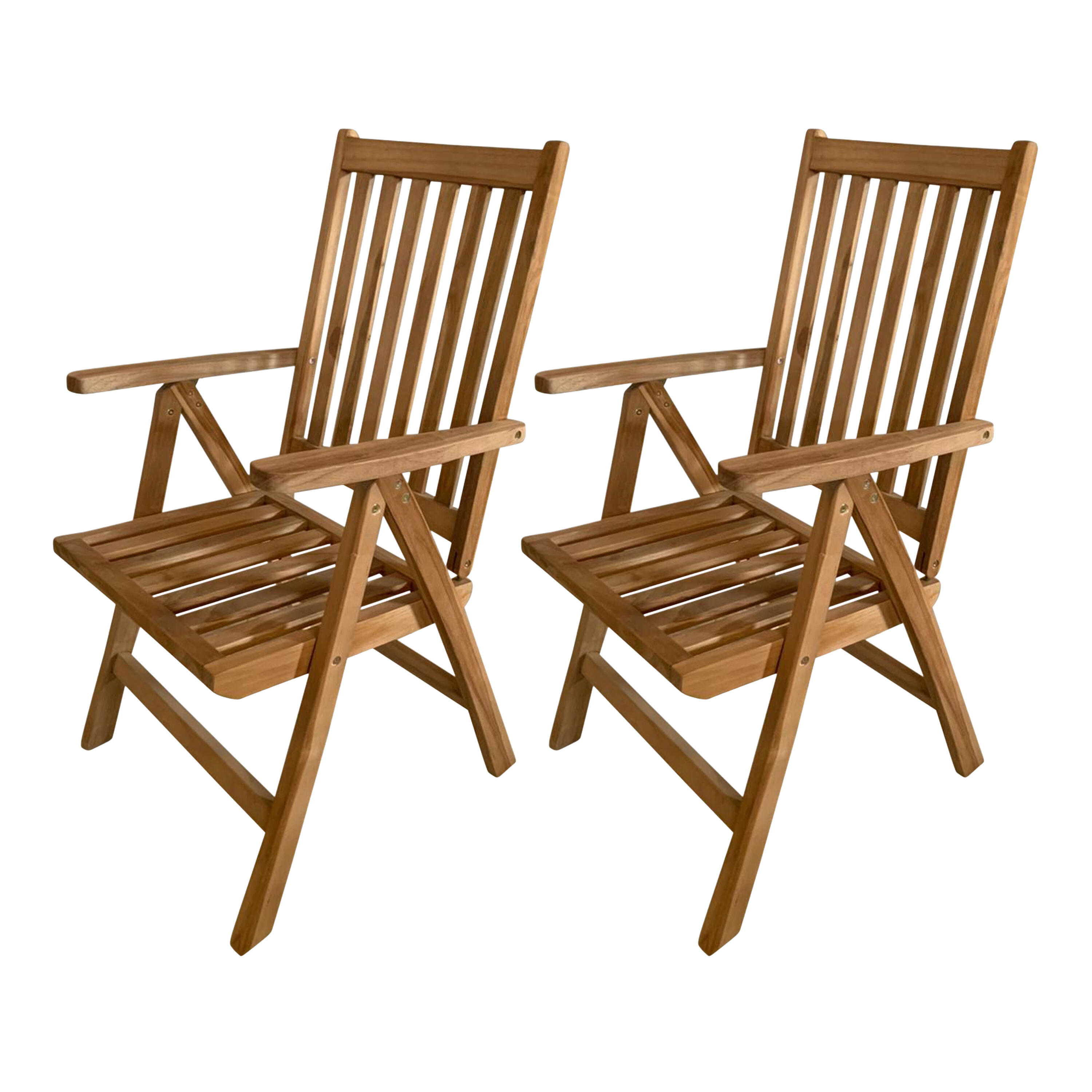 2 krzesla ogrodowe – AXI Nuria – skladane – 70 x 62 x 107 cm