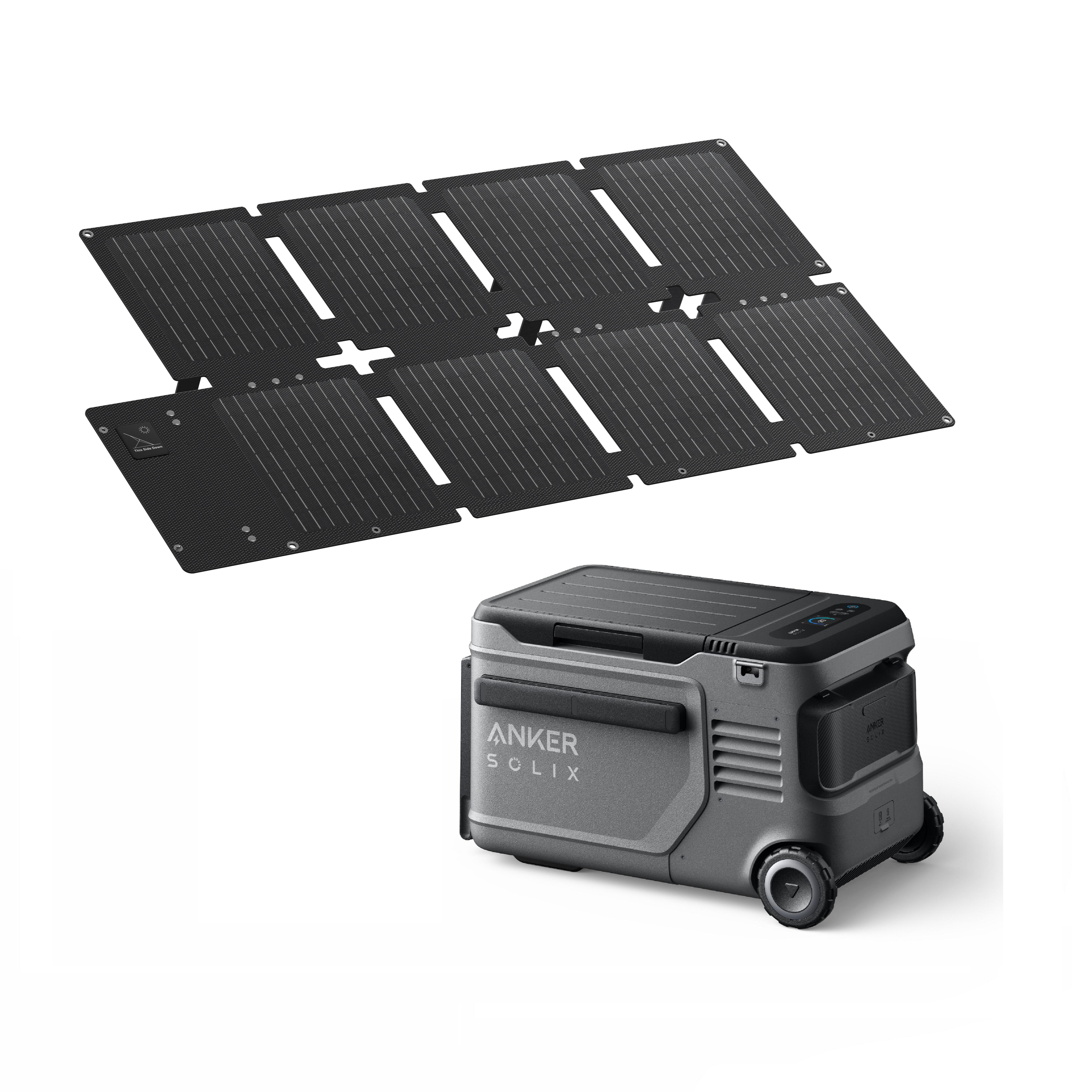 Zestaw lodówka turystyczna 23 L Anker Solix EverFrost 2 + panel solarny 60 W