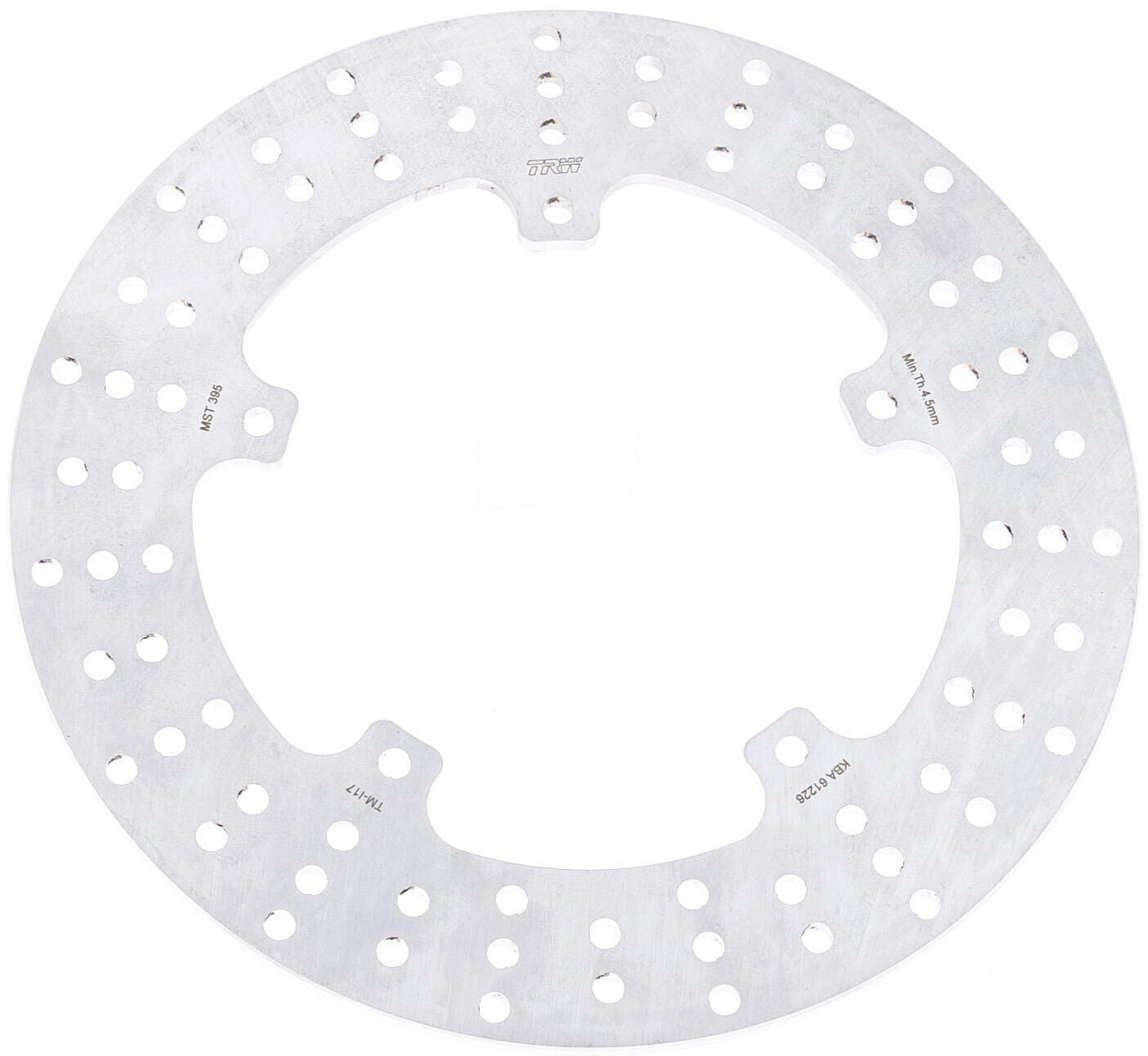 TRW Lucas MST395 sztywna tarcza hamulcowa 240 mm 5-otworowa 5 mm