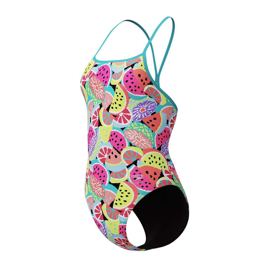 Strój Kąpielowy Damski Speedo Fl Printed Turnback Af