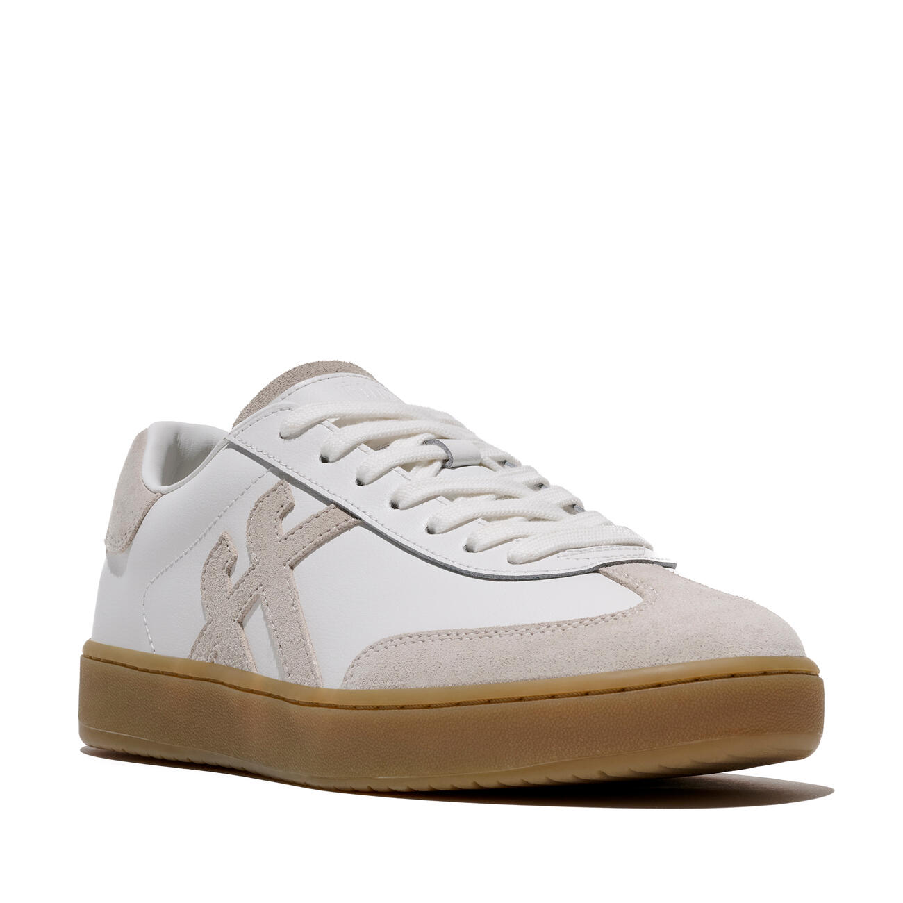FitFlop The Dash Baskets en cuir/suède à bout ouvert