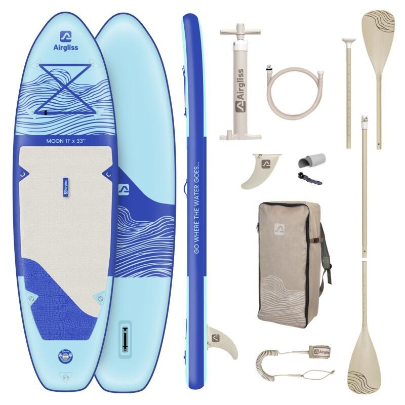 Deska SUP do rekreacji Airgliss Moon 11.0 – maks. 170 kg