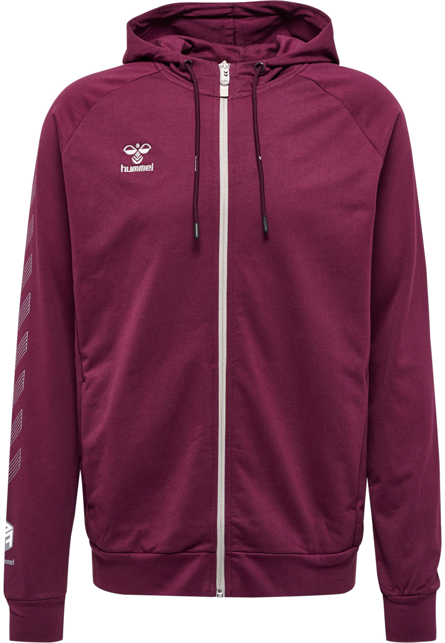 Bawełniana bluza z kapturem zapinana na zamek Hummel Move Grid
