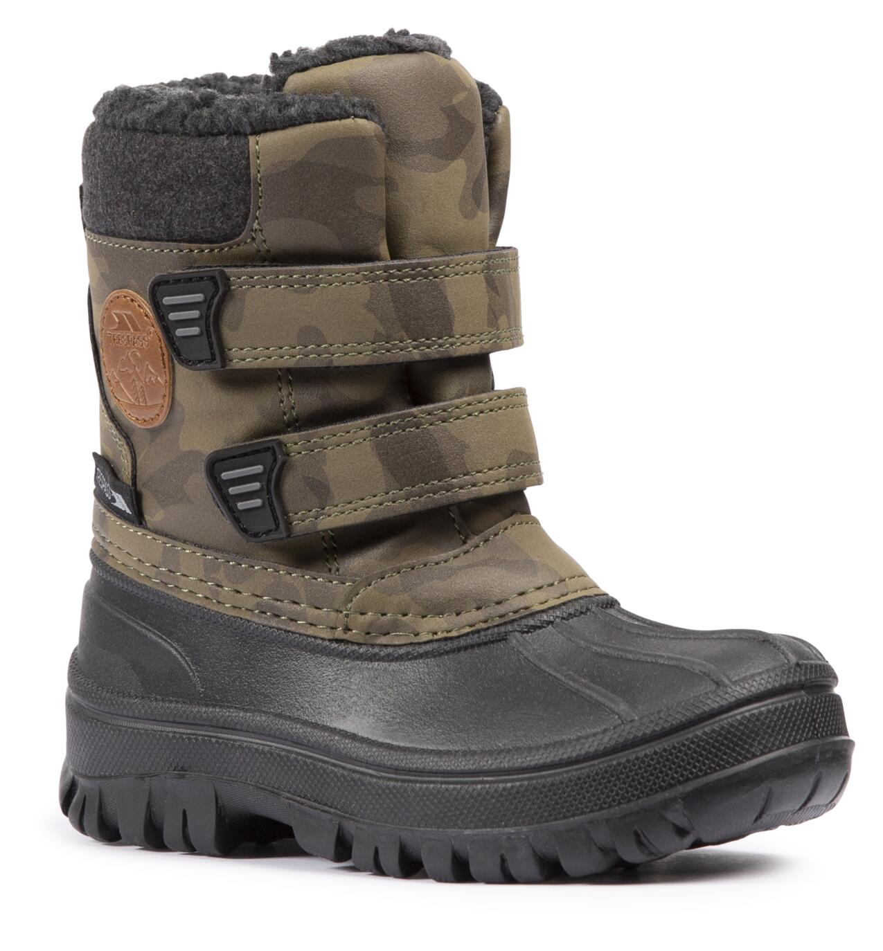 Trespass Alex – dziecięce buty śnieżne unisex zielone