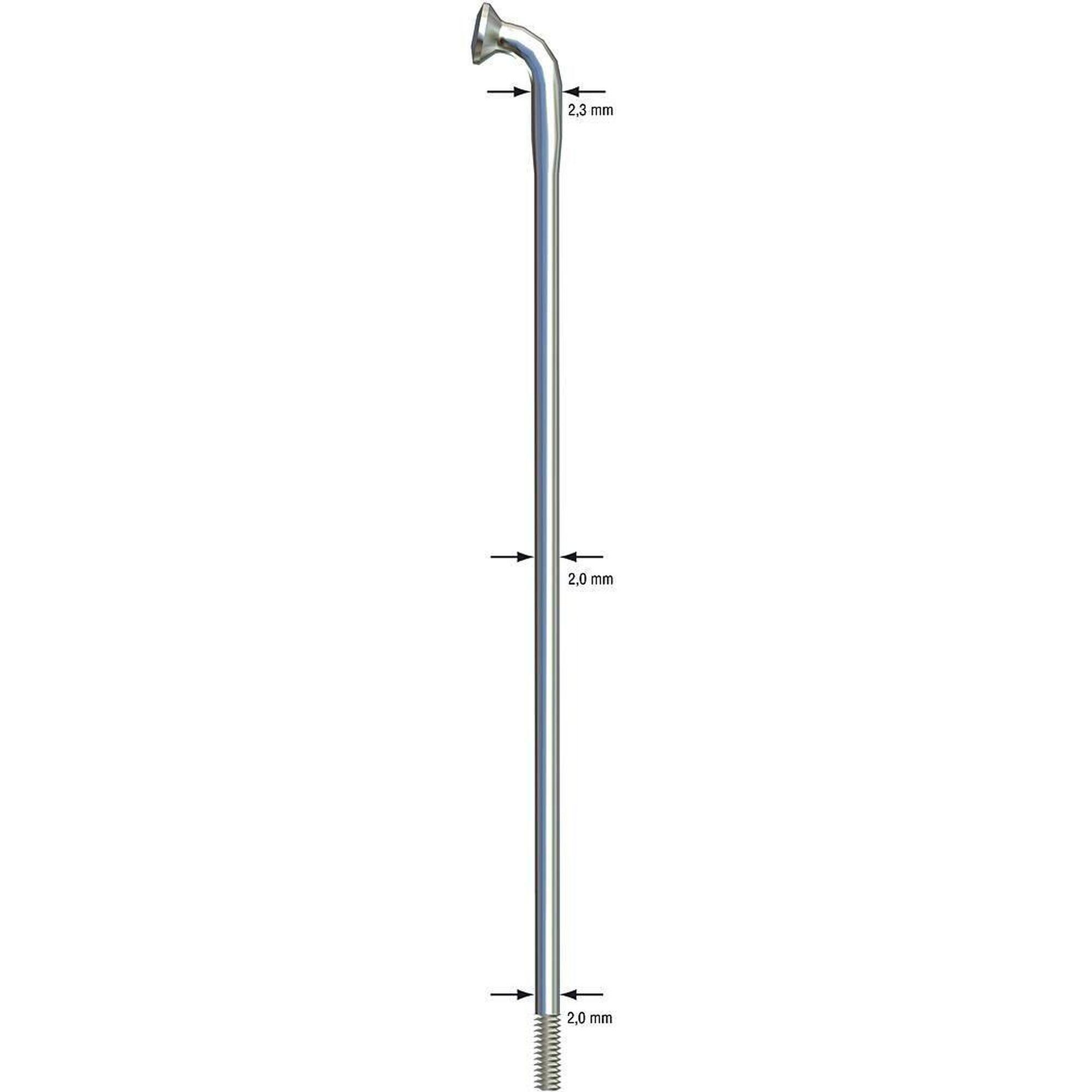 SAPIM Strong SST szprycha 182 mm czarna Ø 2 34/2 00 mm stal nierdzewna