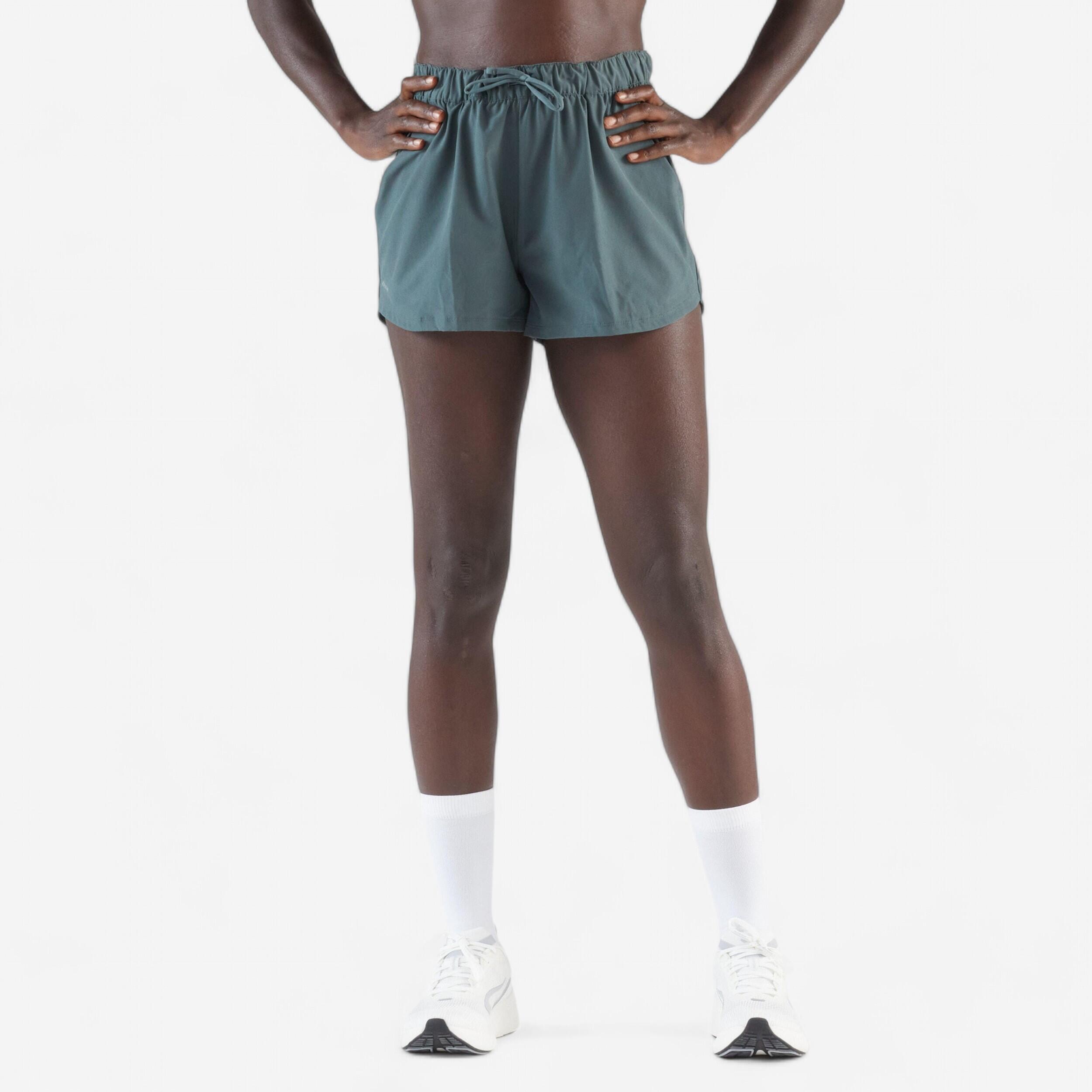 Spodenki do biegania damskie Kiprun Run 500 Dry