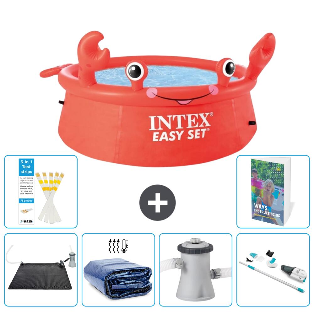 INTEX Basen Easy Set Okrągły - Krab - 183x51 cm - 7-częściowy S82