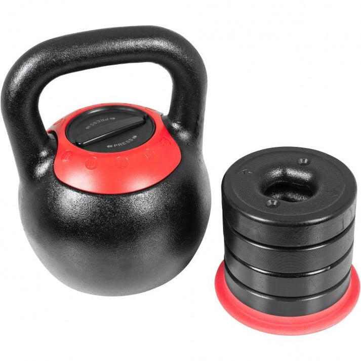 Kettlebell treningowy regulowany Gorilla Sports 8-16 kg