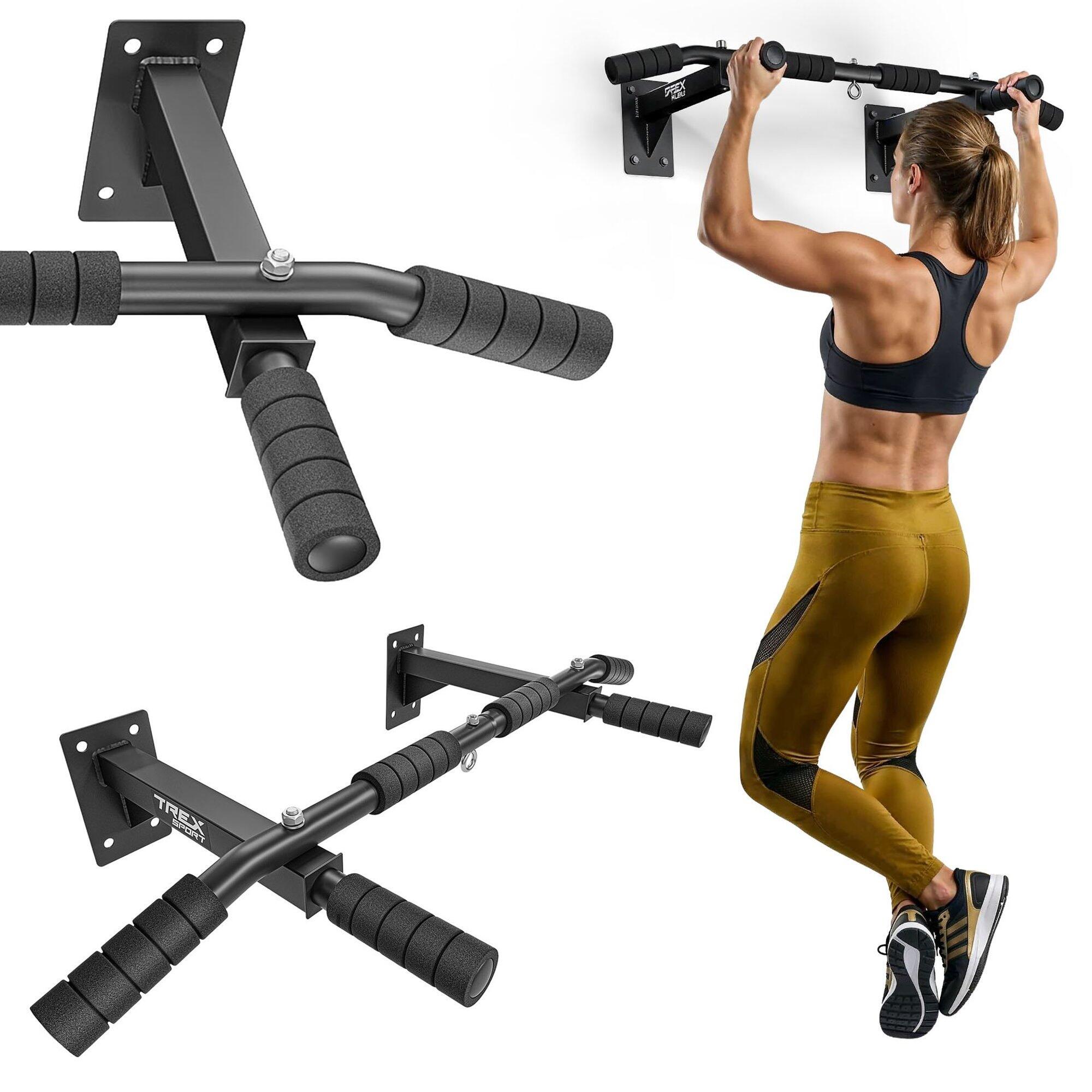 Drążek do podciągania na ścianę Trex Sport TX‑030 z uchwytem na worek do 250kg