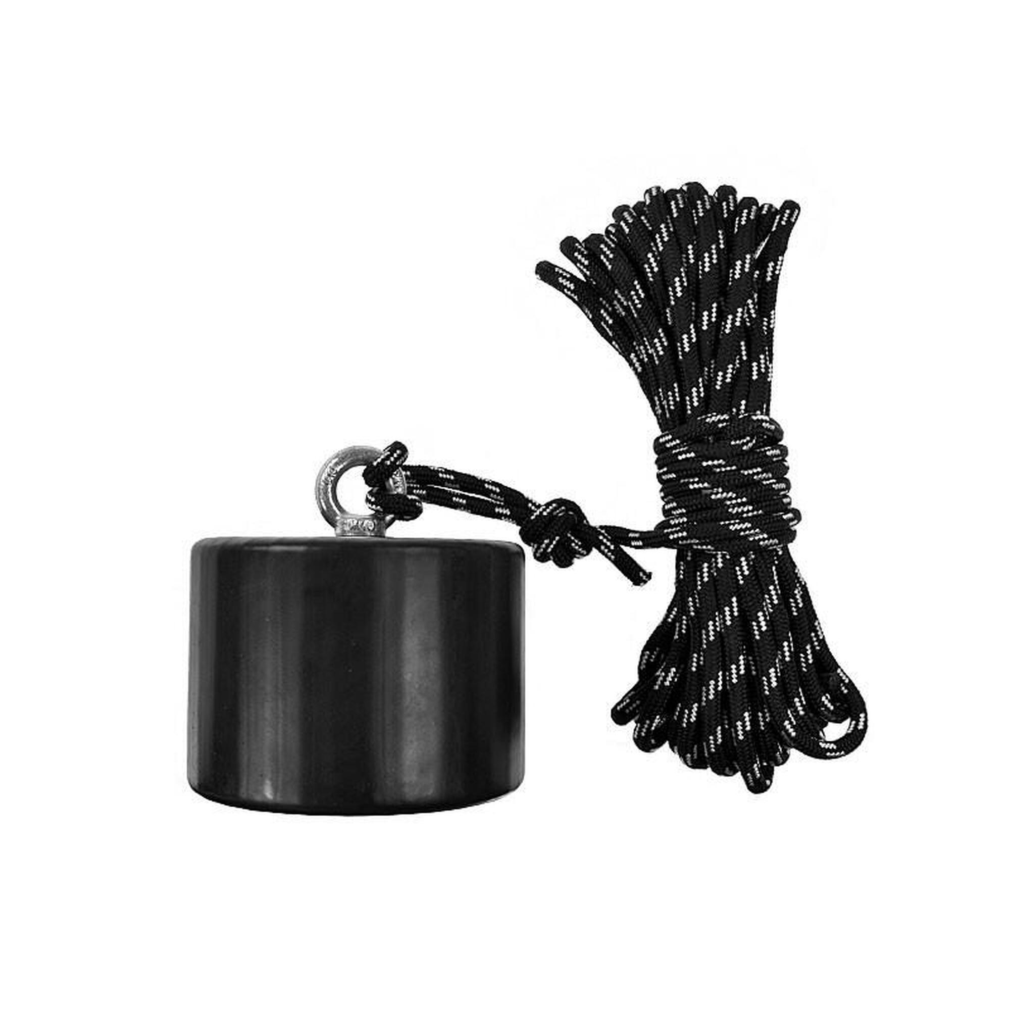 Kotwica  ciężarek powlekany z liną 10 metrów na ponton i łódź John Paddle