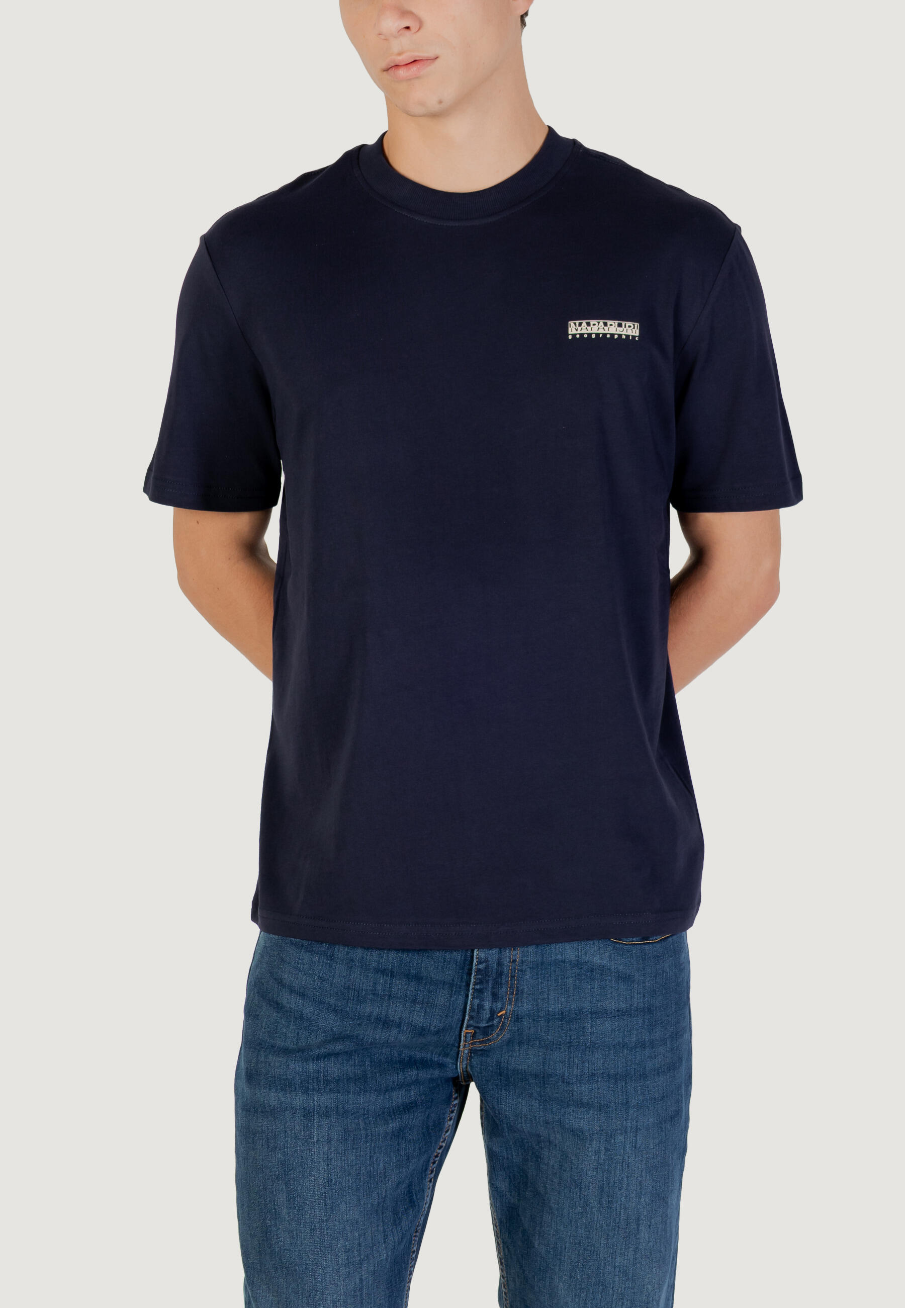 Koszulka crop top Mężczyzna NAPAPIJRI S-SMALL BOX SS