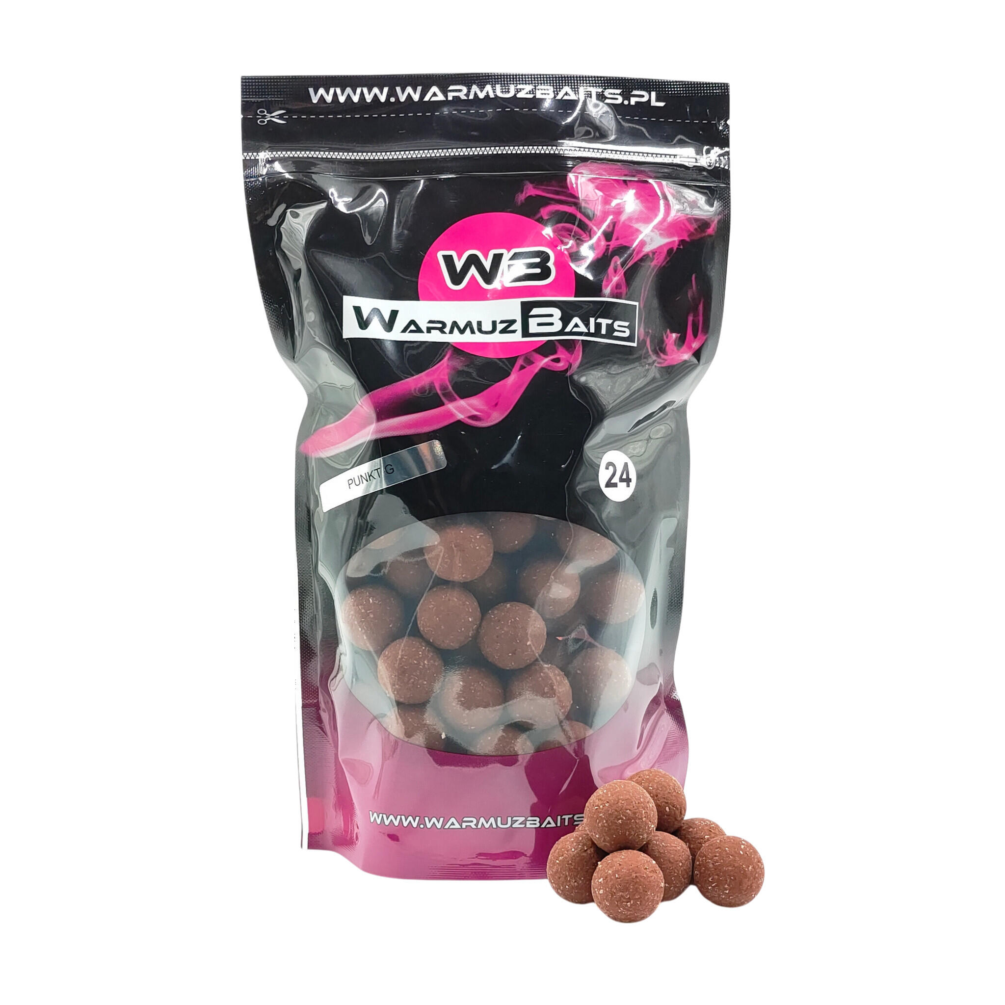 Kulki zanętowe 24mm Warmuz Baits Worek 900g PUNKT G 900g 24mm