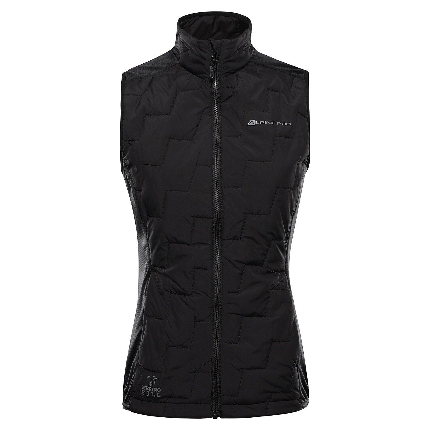 Bezrękawnik damski ocieplany z wełną merino Alpine Pro Nerca