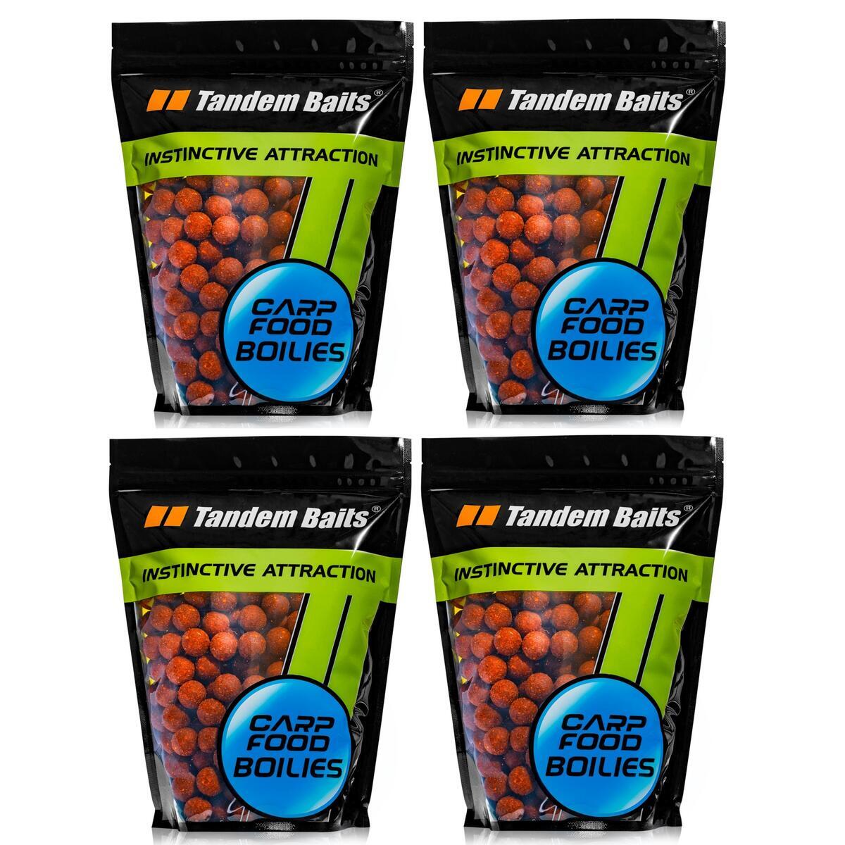 Kulki proteinowe Carp Food Boilies 18mm/1kg Orzech Tygrysi x 4 szt