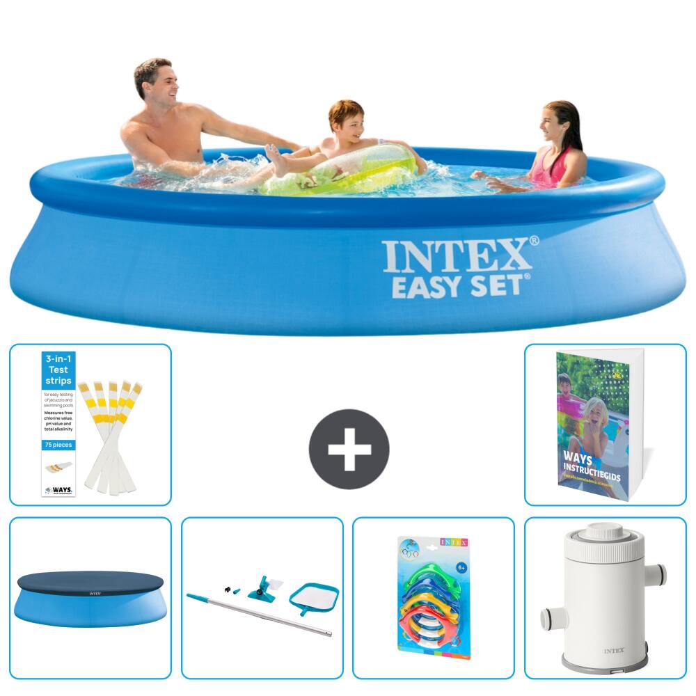 INTEX Basen Easy Set Okrągły - 305x61 cm - 7-częściowy S151