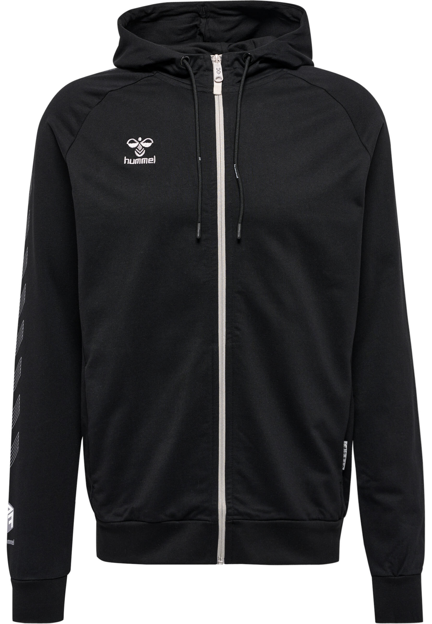 Bawełniana bluza z kapturem zapinana na zamek Hummel Move Grid