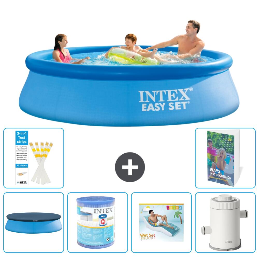 INTEX Basen Easy Set Okrągły - 305x76 cm - 7-częściowy S113