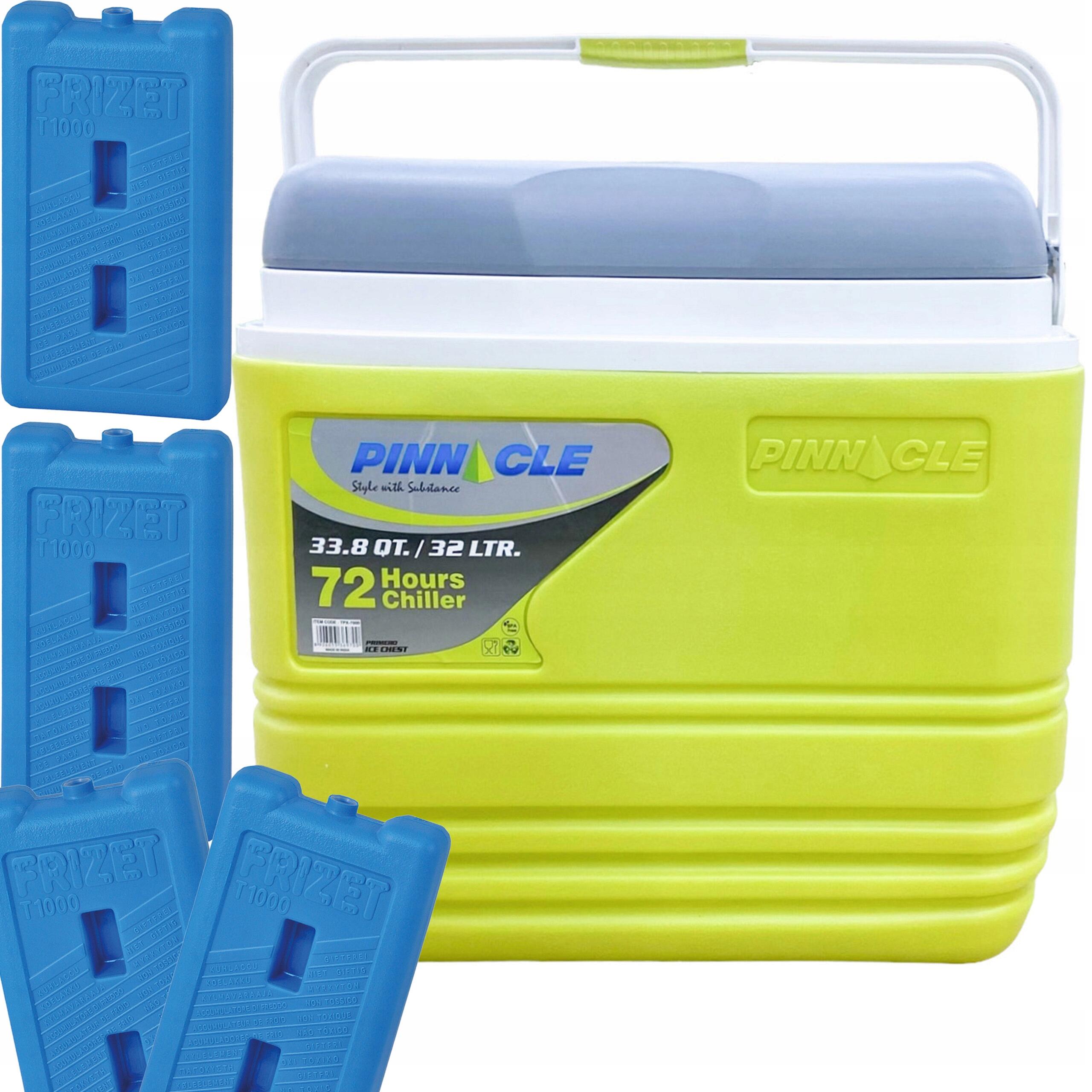 Zestaw lodówka turystyczna Pinnacle TPX7000 32L +4 wkłady chłodzące