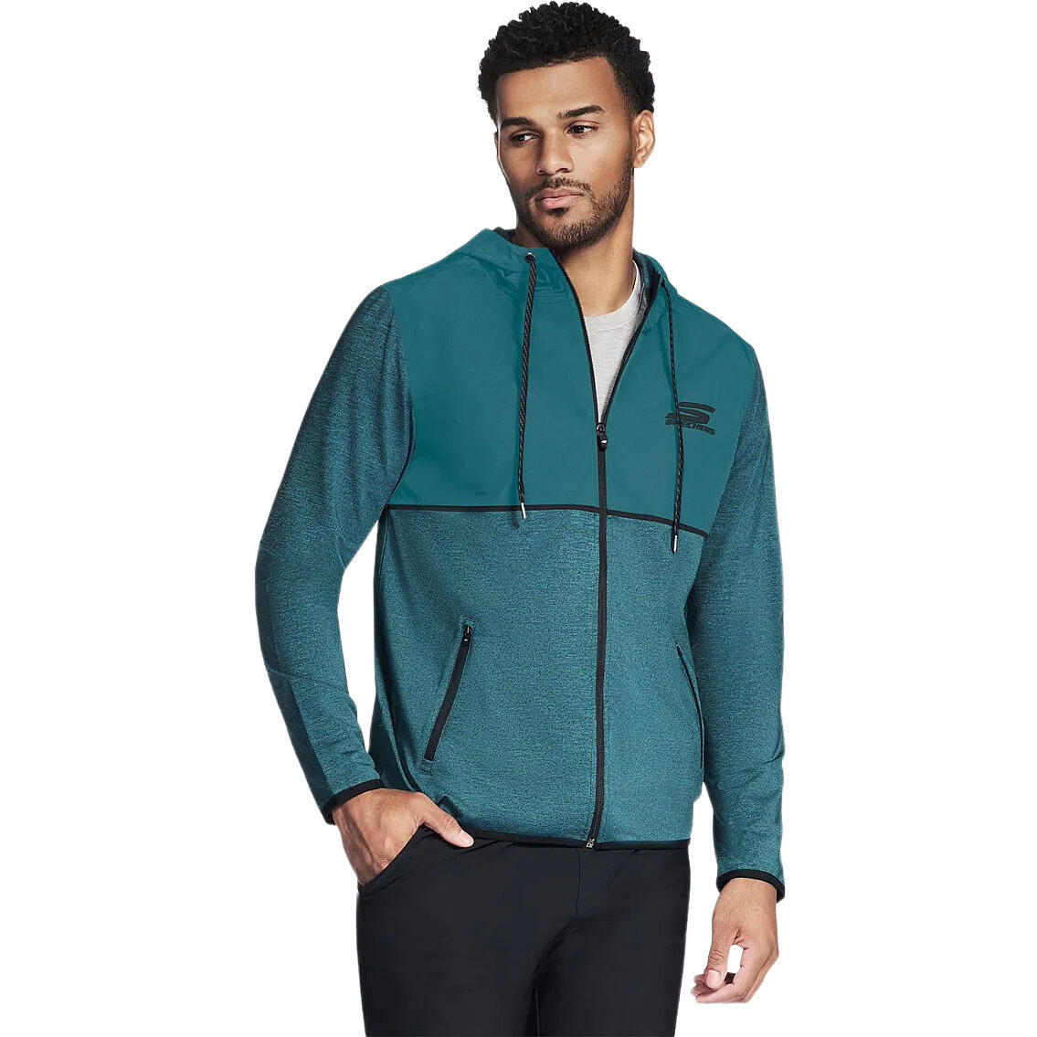 Bluza z kapturem męskie Skechers Harry Kane Weekend Fz Hoodie